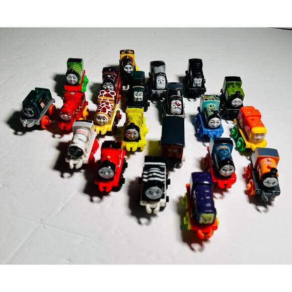Thomas & Friends Minis Lot of 21 Trains – Mixed Themes – Collectible Bundle - Picture 2 of 4